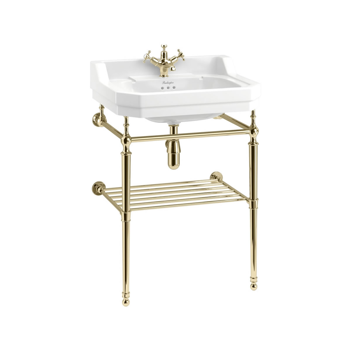 Optional towel rack forbasin stand T23A GOLD